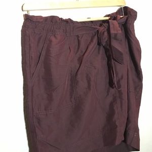 Burgundy skirt